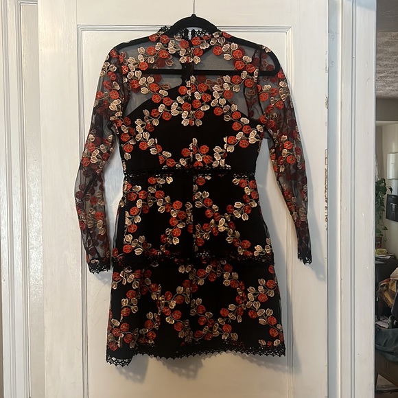 ASOS Sheer Flattering Mini Dress - Picture 4 of 8